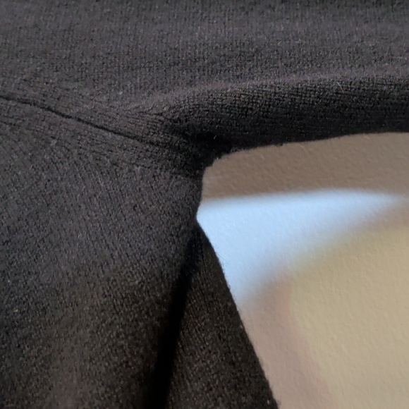 PINK TARTAN black cashmere blend cardigan - Picture 5 of 11